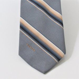 Vintage LANVIN Multicolor Stripe Necktie